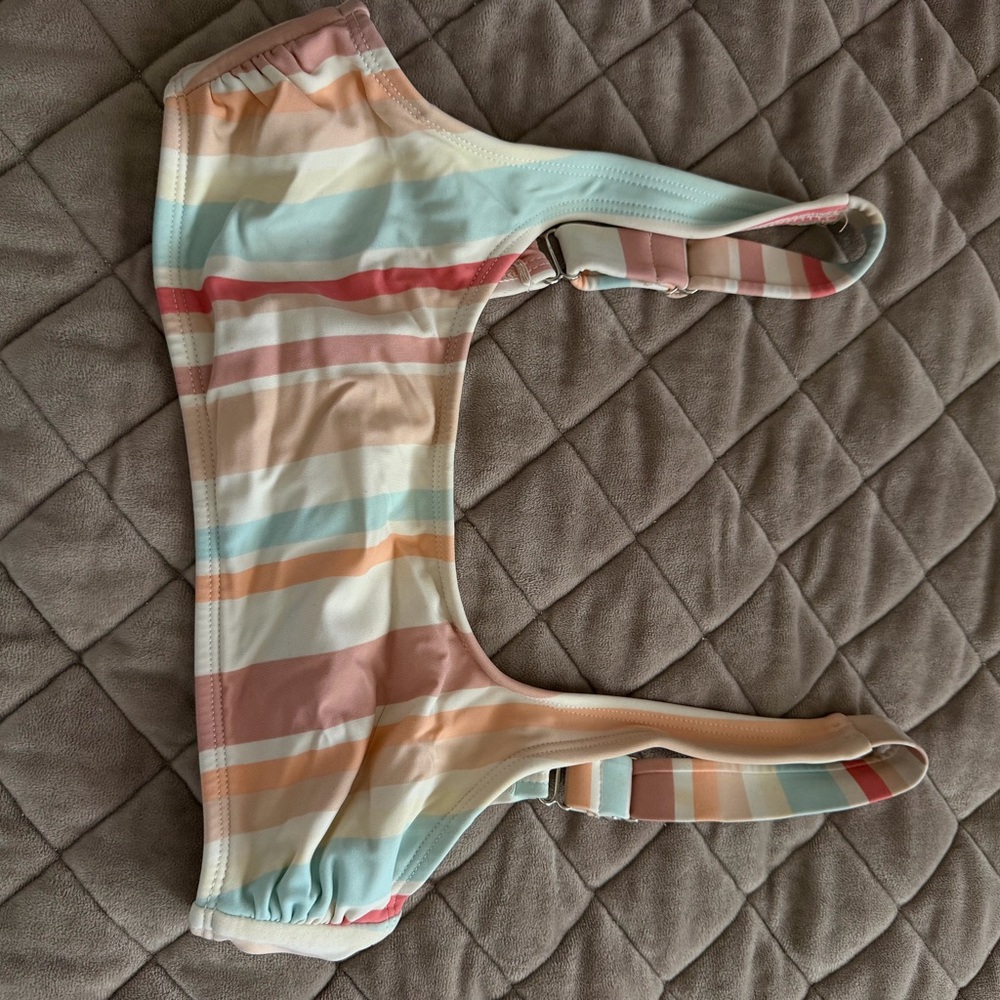 Striped Multicolor Bikini Top bikini